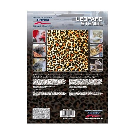 H&S Leopard Stencil 410142