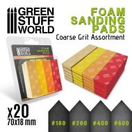 GSW Foam Sanding Pads - Coarse Grit Assortment x20.