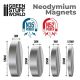 GSW Neodymium Magnets 5x2mm - 50 units (N52)