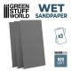GSW Wet SandPaper 180x90mm - 600 grit.