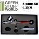 Dual-action GSW Airbrush 0.2 mm.