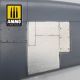 AMIG8247 Aluminium Sheets 280x195 mm.