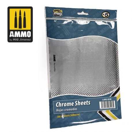 AMIG8248 Chrome Sheets 280x195 mm.