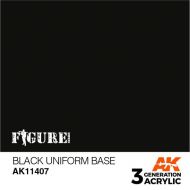 AK11407 Black Uniform Base 17ml.