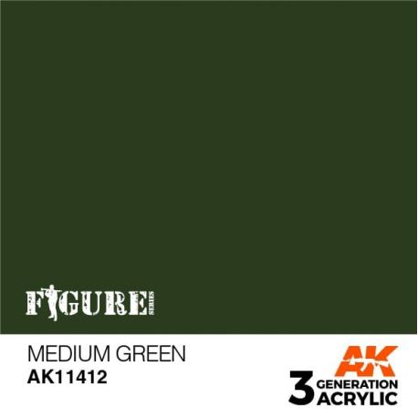 AK11412 Medium Green 17ml.