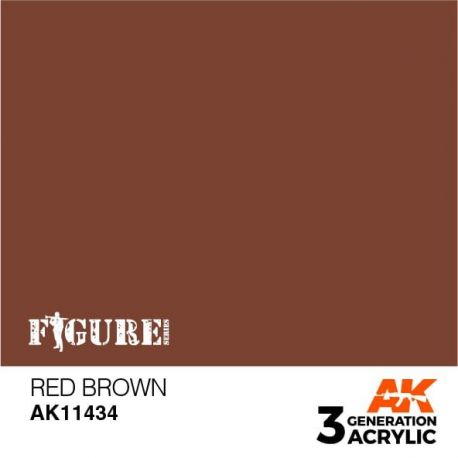 AK11434 Red Brown 17ml.