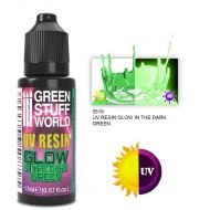 3519 UV Resin Green - Glow In The Dark 17ml.