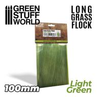 Long Grass Flock 100mm - Light Green - 7g