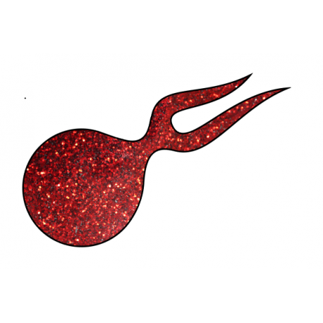 Candy Bright Red Metal Flake Small 0.1mm 30g