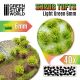 Shrubs TUFTS - 6mm self-adhesive - LIGHT GREEN.