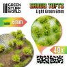 Shrubs TUFTS - 6mm self-adhesive - LIGHT GREEN.