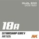 AK1535 DUAL EXO 18A – Starship Grey 60ml.