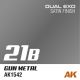 AK1542 DUAL EXO 21B – Gun Metal 60ml.
