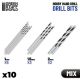 GSW Set of 10 drill bits