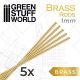 GSW Pinning Brass Rods 1mm