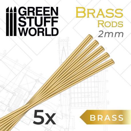 GSW Pinning Brass Rods 2mm