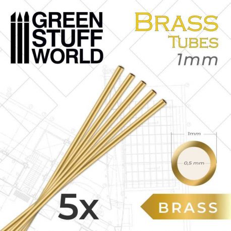 GSW Brass Tubes 1mm