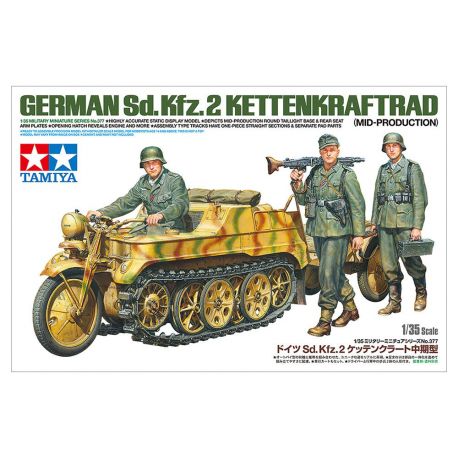 Tamiya U.S. German Sd.Kfz.2 Kettenkraftrad (Mid-Production) 1:35 35377