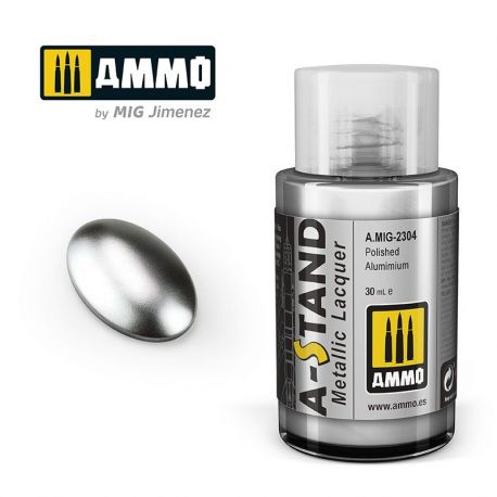 AMIG2304 A-Stand Polished Alumimium 30ml.