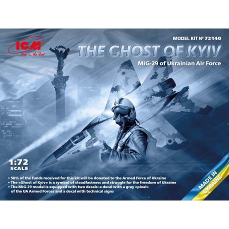ICM The Ghost Of Kyiv MIG-29 of Ukrainian Air Force 72140 (1:72)