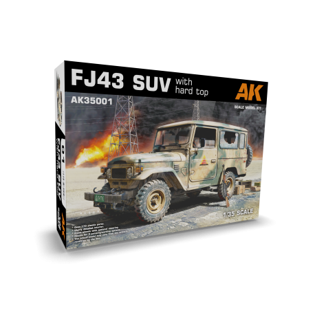 FJ43 SUV With Hard Top AK35001 1:35