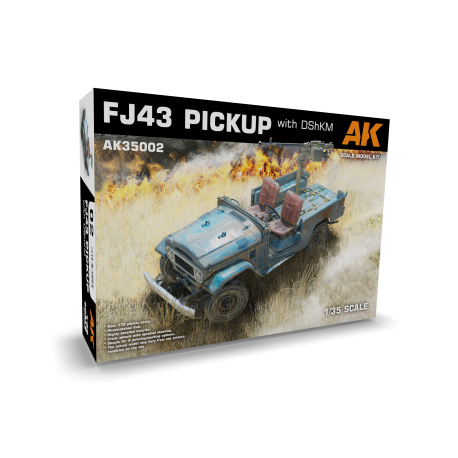 FJ43 Pickup With DShKM AK35002 1:35