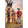Indian Wars Series, XVIII century. Kit No. 4. Fair exchange. 1:35