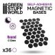 Round Magnetic Sheet SELF-ADHESIVE - 32mm.