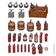 3D printed set - Old World Explosives