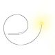 Warm White LED Lights - 3mm