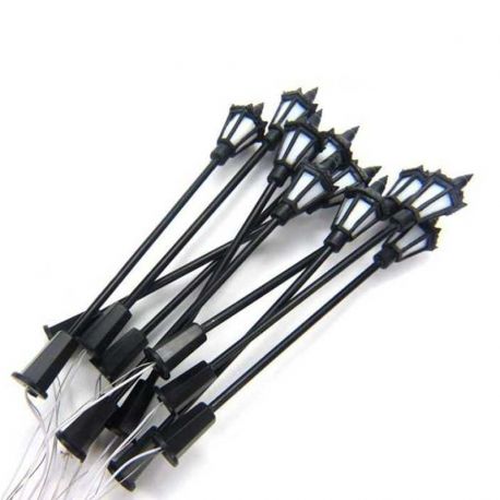 10x Classic Lamps with LED Lights