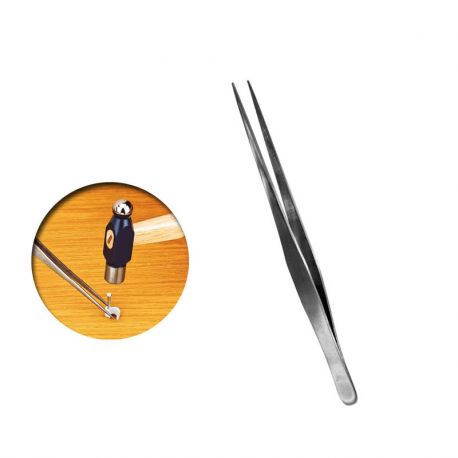 Vallejo Straight Tip Stainless Steel Tweezers (175 mm) T12008