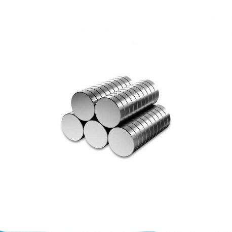 GSW Neodymium Magnets 2x1mm - 50 units (N52)