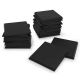 Black Plastic Bases - Square 30 mm.
