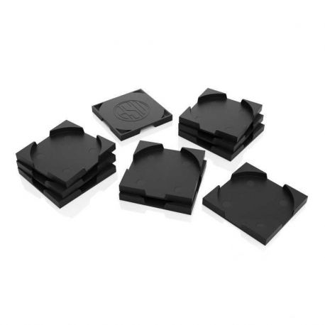 Plastic round to square base adapter 40mm.