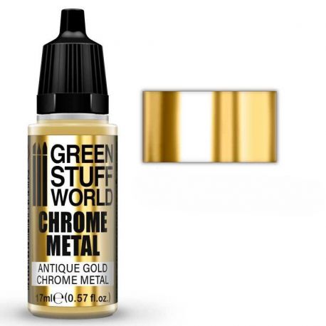 3692 Chrome Paint - ANTIQUE GOLD 17ml.