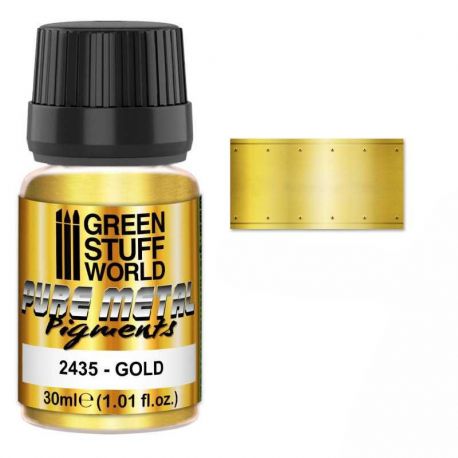 2435 Pure Metal Pigments Gold 30ml.