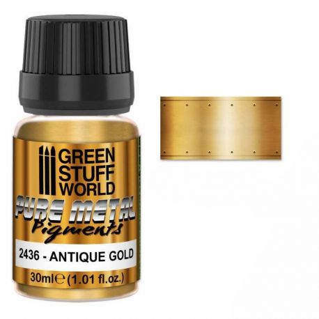 2436 Pure Metal Pigments Antique Gold 30ml.