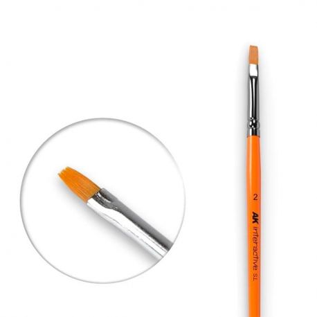 AK609 Flat Brush 2.