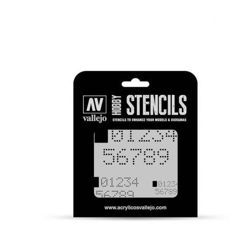 Vallejo Digital Numbers ST-SF004