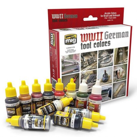 AMIG7174 PANTHER-G Colors Set for Interior and Exterior 12 x 17 ml.