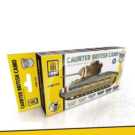 AMIG7181 Caunter British Camo Sæt 6 x 17 ml.