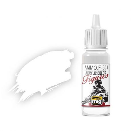 AMMOF501 White For Figures 17ml.