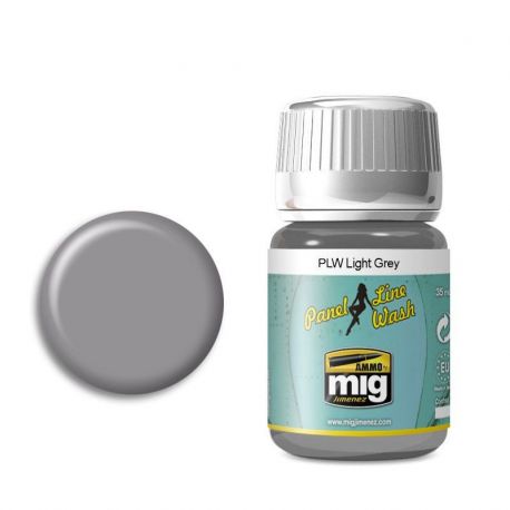 AMIG1600 Panel Line Wash Light Grey 35ml.