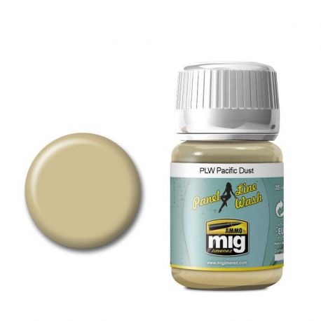 AMIG1604 Panel Line Wash Pacific Dust 35ml.
