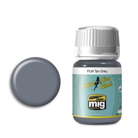 AMIG1610 Panel Line Wash Tan Grey 35ml.