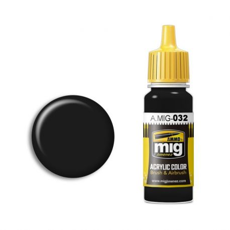 AMIG0032 Satin Black 17ml.