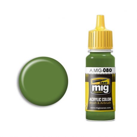 AMIG080 Bright Green 17ml.