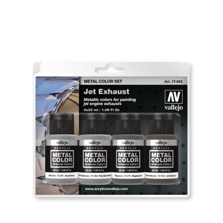 77.602 Jet Exhaust sæt 4 x 32ml
