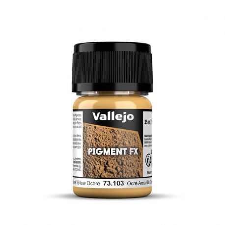 73.103 Vallejo Pigment Dark Yellow Ochre 35ml.